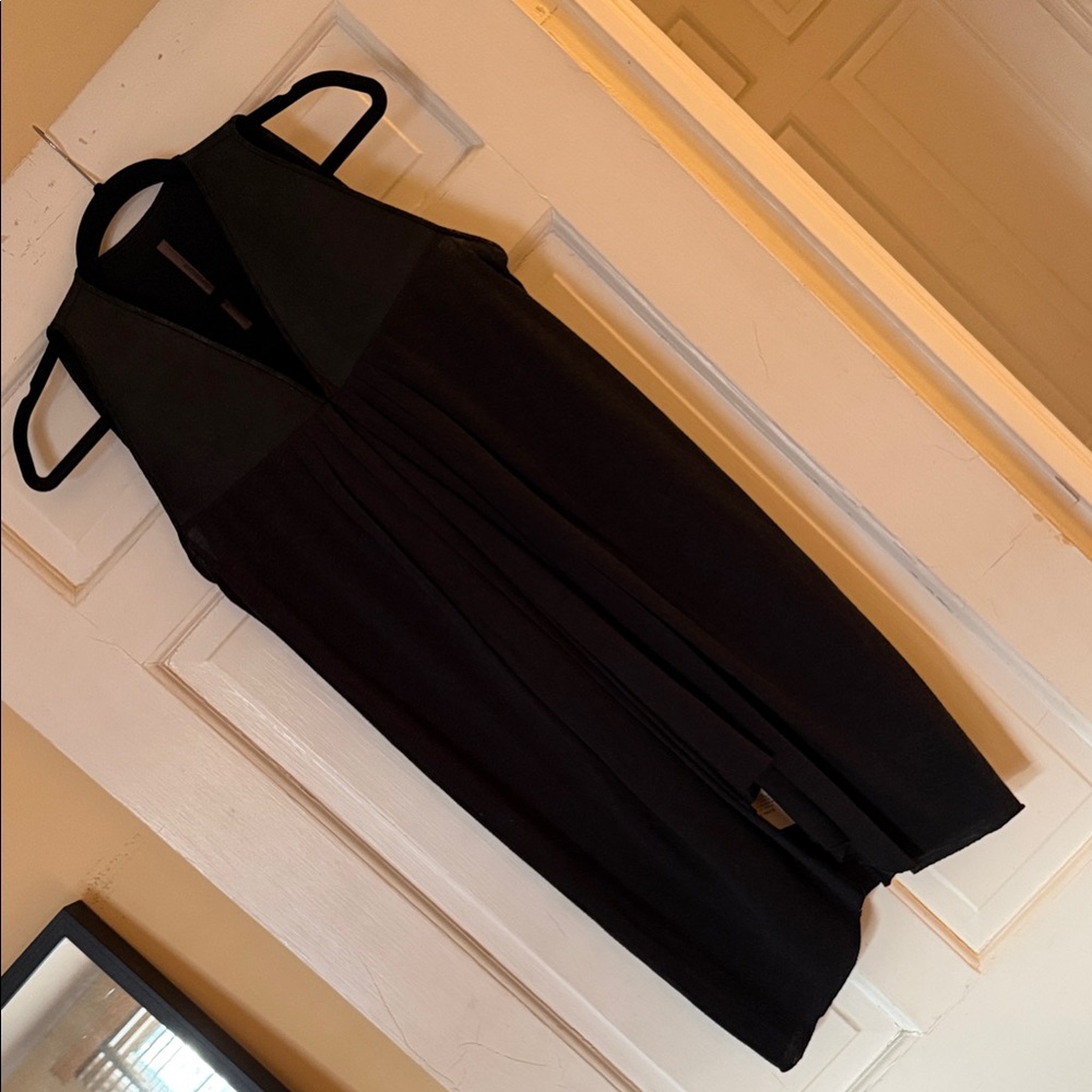 Chic Black Sleeveless Tunic Top by Rick Owens